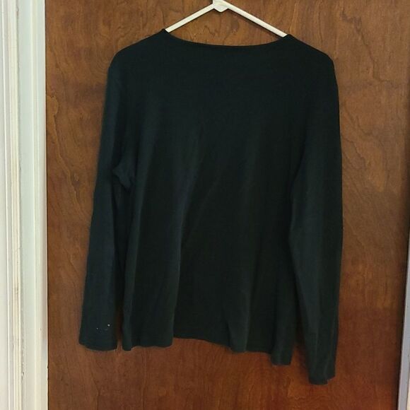 XL Amber Sun Essentials Black Long Sleeve Top - Picture 2 of 4